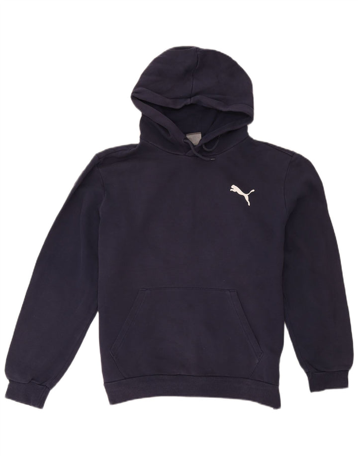 Мужской джемпер с капюшоном Puma, средний темно-синий, хлопок