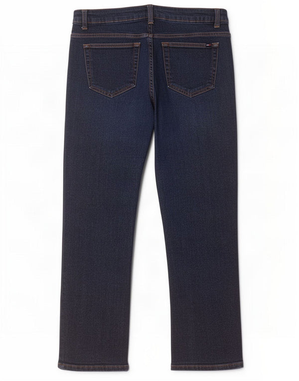 Женские прямые джинсы Tommy Hilfiger US 12, большие W34 L29, темно-синие