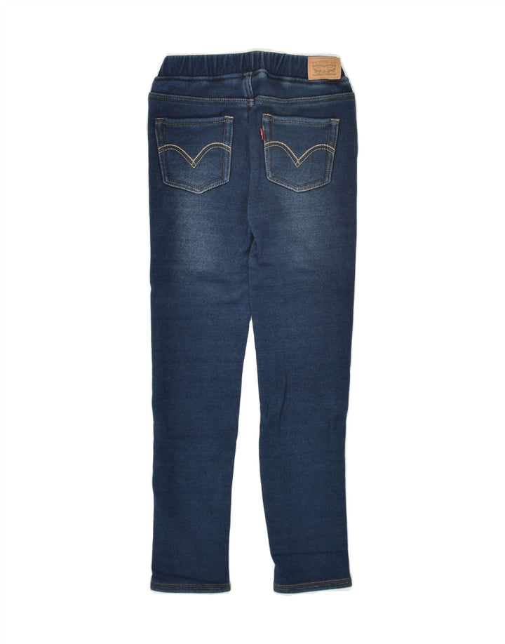 LEVI'S Girls Legging Jeans 9-10 Years W22 L23 Navy Blue Polyester | Vintage Levi's | Thrift | Second-Hand Levi's | Used Clothing | Messina Hembry 