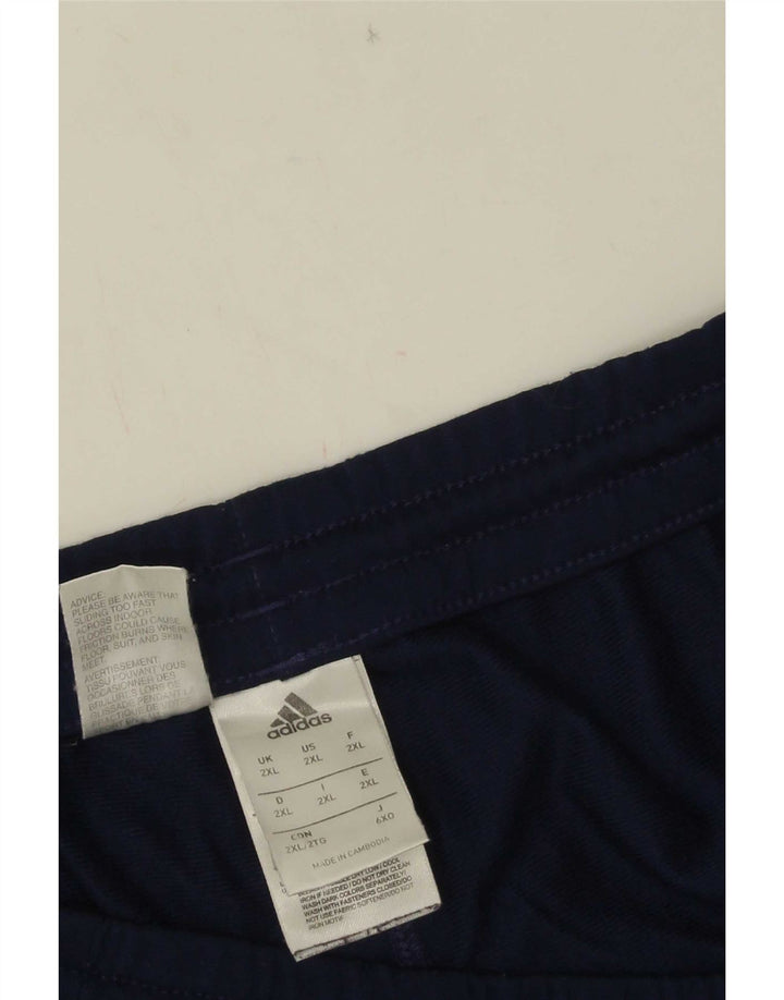 Мужские спортивные брюки Adidas Joggers 2XL темно-синие из полиэстера