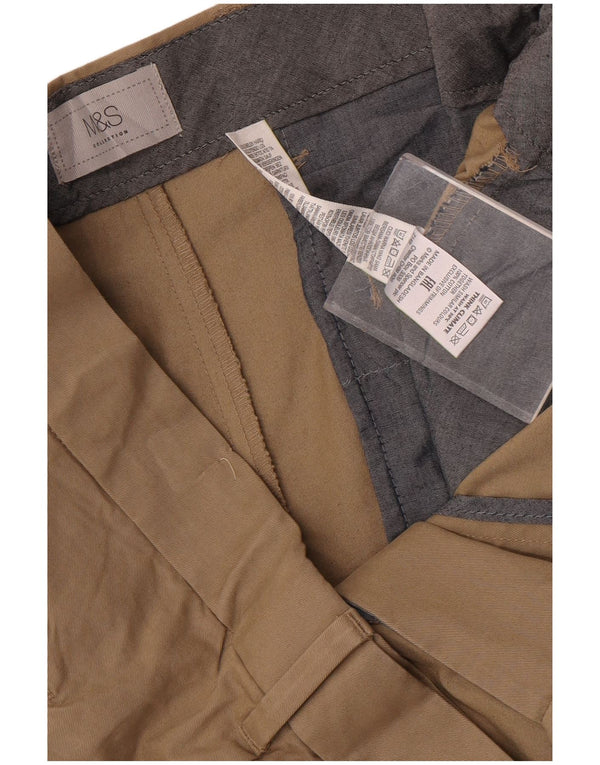 Мужские шорты чинос Marks & Spencer W42 2XL бежевые, хлопок