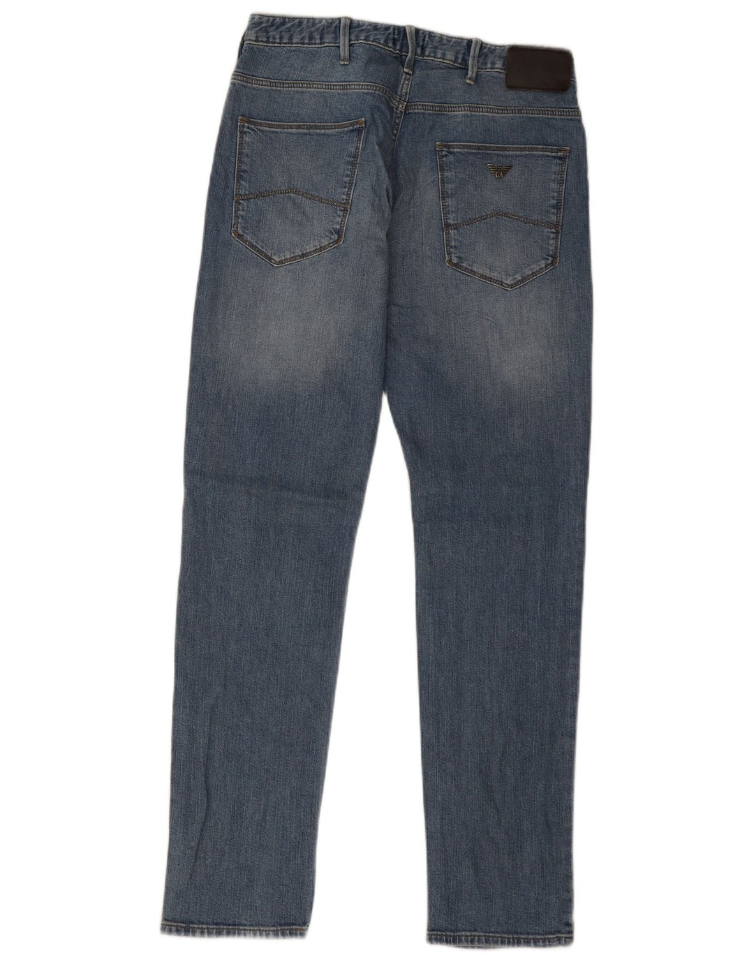 Мужские прямые джинсы Armani W30 L31 синие, хлопок