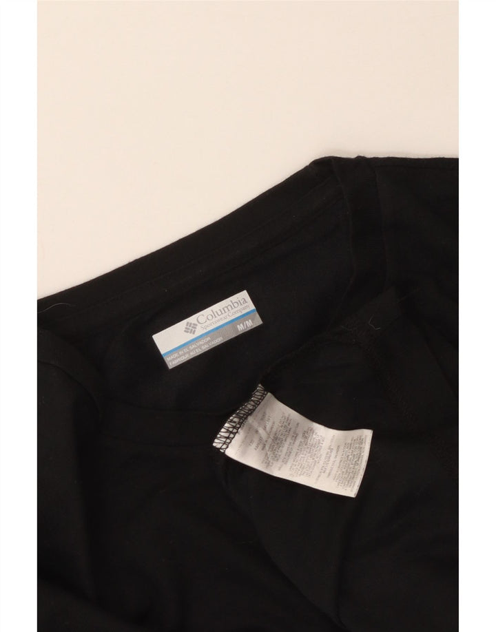 Мужская футболка Columbia Omni-Wick, верх среднего размера, черный полиэстер