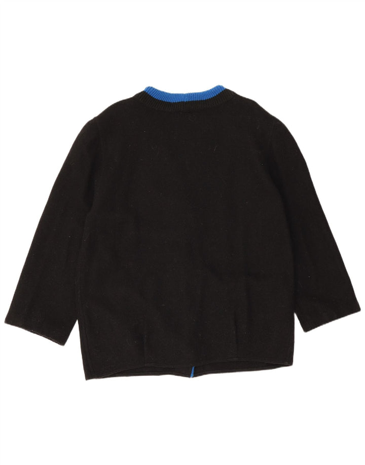 Женский кардиган Easy с рукавом 3/4, цвет ЕС 44 XL, черный, шерсть