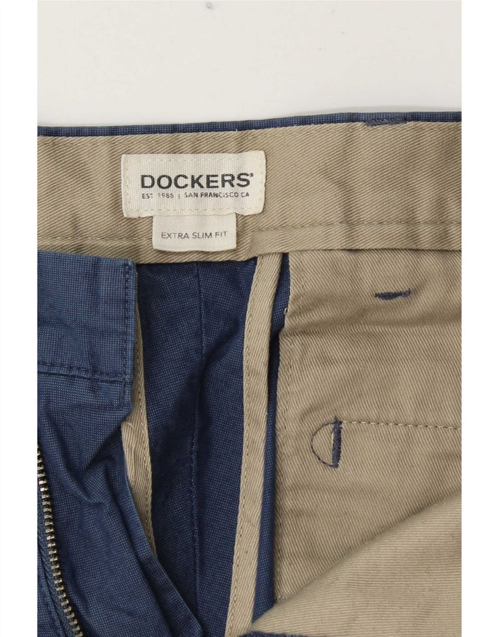Мужские брюки-чиносы Dockers Extra Sim Fit W32 L29 темно-синие