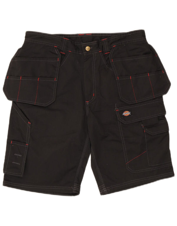 Dickies Mens Cargo Shorts W32 Medium  Black Polyester
