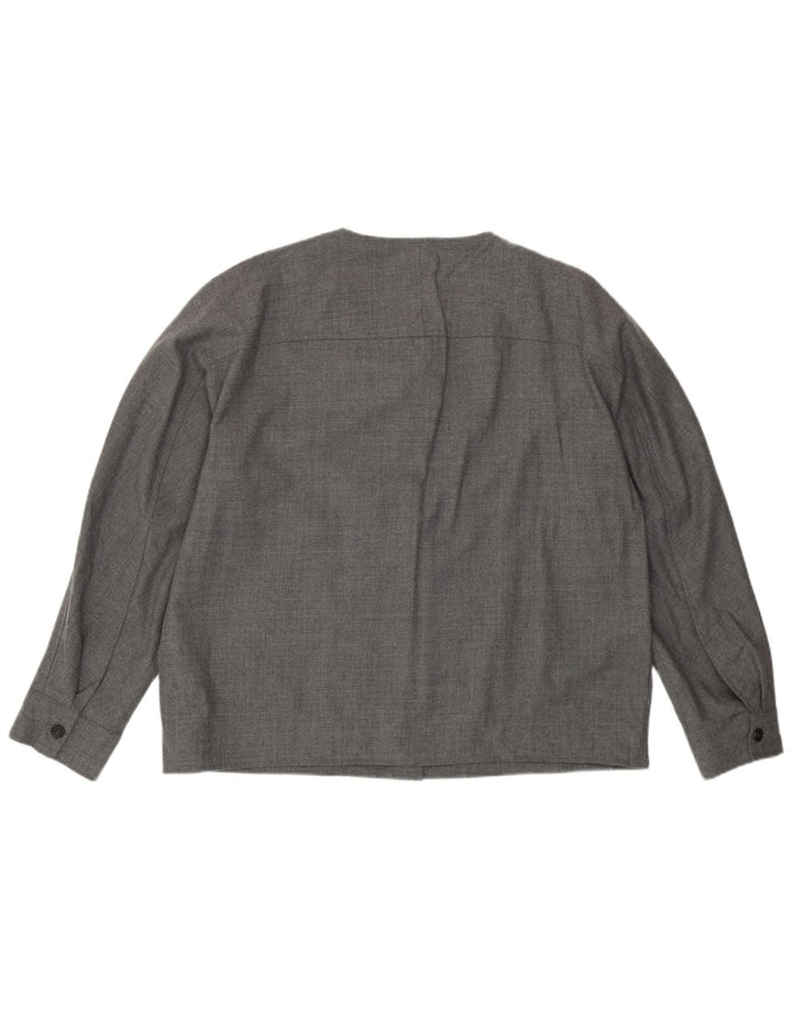 Женский пиджак Cos на 5 пуговицах, цвет ЕС 42, большой, серый, шерстяной