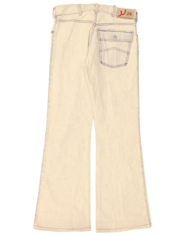 Женские расклешенные джинсы Armani W31 L31 Off White Хлопок