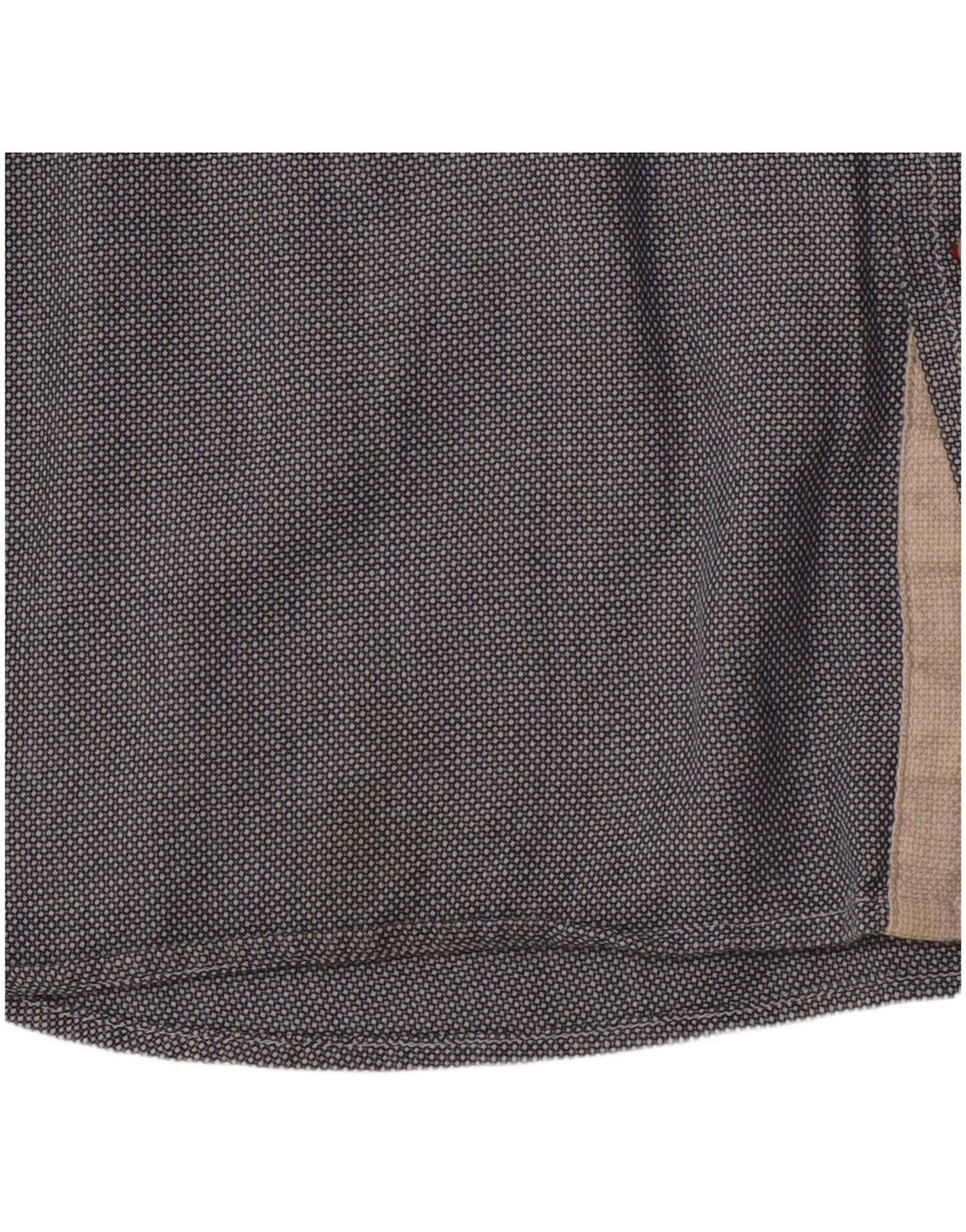 TOMMY HILFIGER Мужская рубашка стандартного кроя XL, хлопковая серая пятнистая ткань