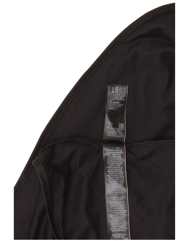 Женское платье-комбинация Marks & Spencer UK 18 XL, черный полиэстер