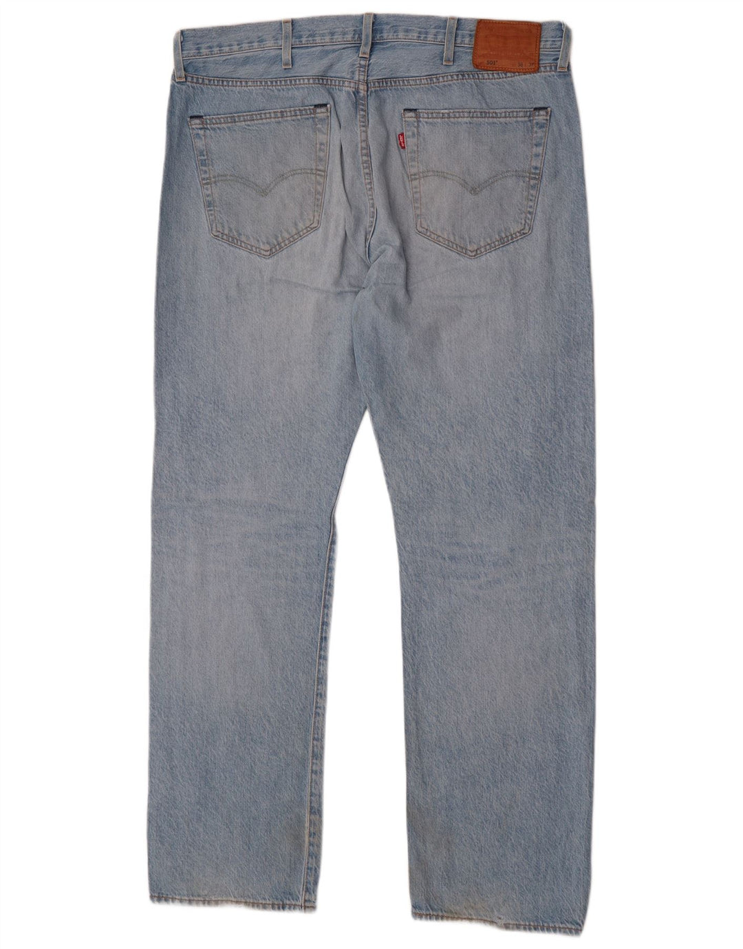 Мужские прямые джинсы Levi's 501 W38 L32 синие, хлопок