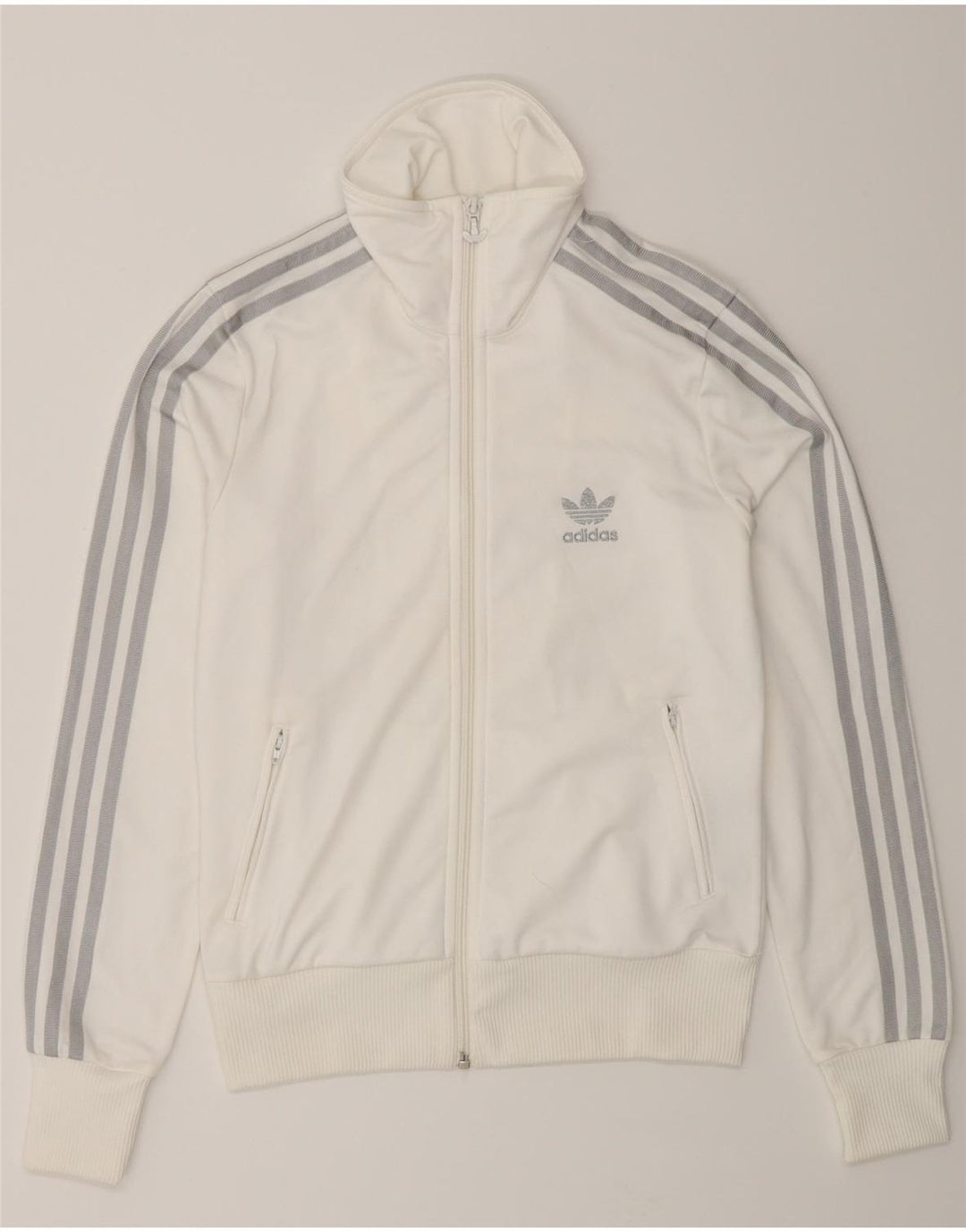 Женский спортивный костюм Adidas с графическим рисунком, верхняя куртка EU 38, маленький белый полиэстер