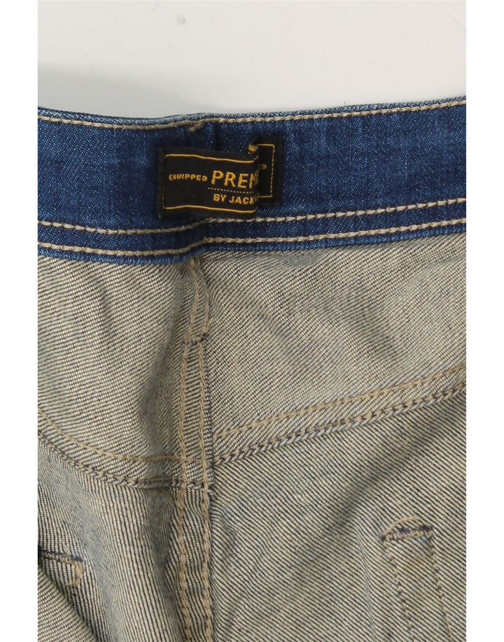 Джинсы мужские прямые JACK & JONES W36 L27 синие