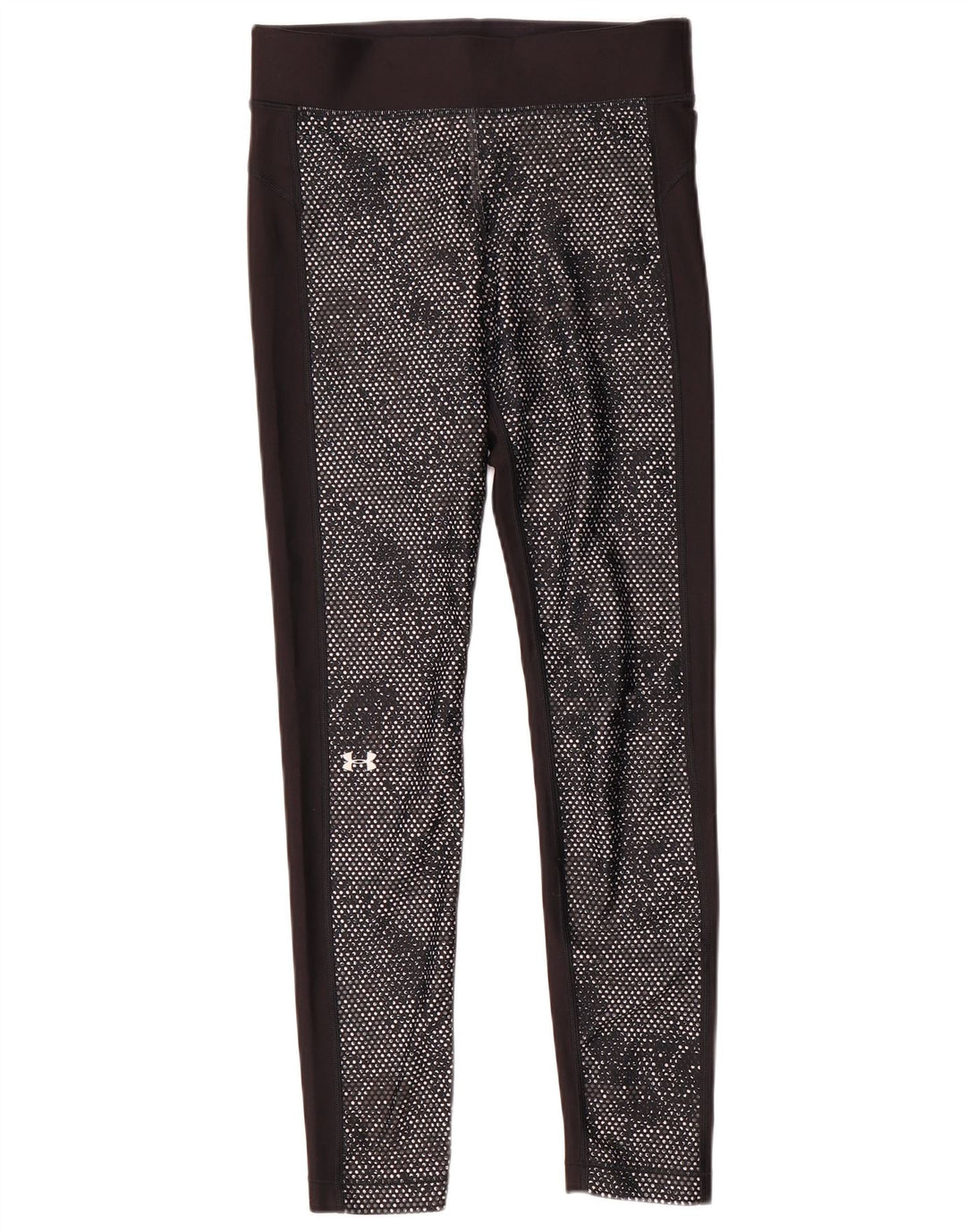 Женские леггинсы Under Armour Heat Gear UK 14, средний черный полиэстер
