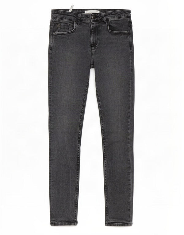 Zara Womens Skinny Jeans EU 40 Medium W30 L28 Grey Cotton