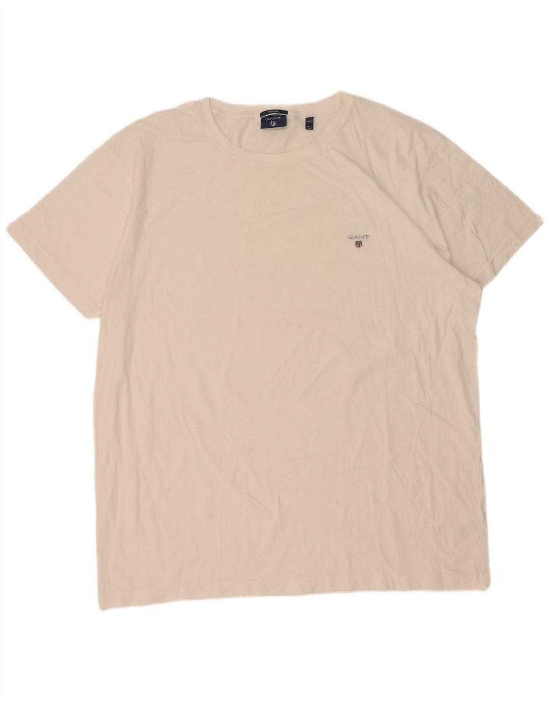 Мужская футболка стандартного кроя Gant 3XL, белый хлопок