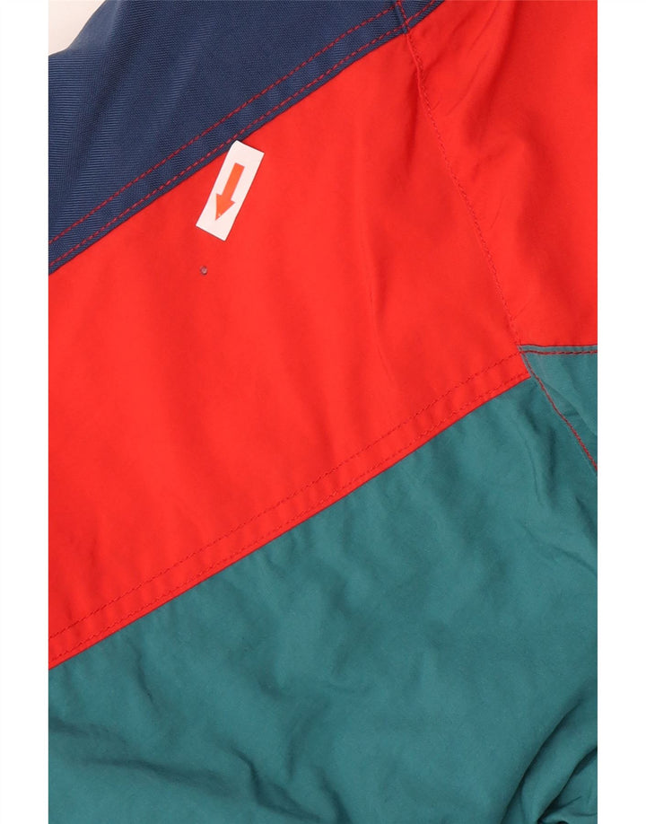 Мужская лыжная куртка Sergio Tacchini UK 40, большая разноцветная с цветными блоками