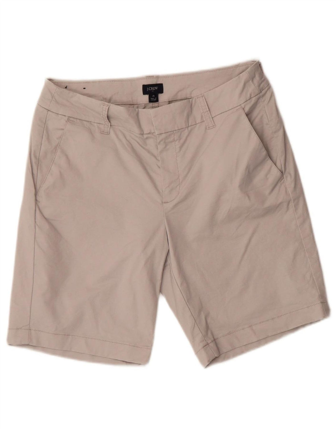 J. CREW Womens Chino Shorts US 4 Small W32  Beige Cotton