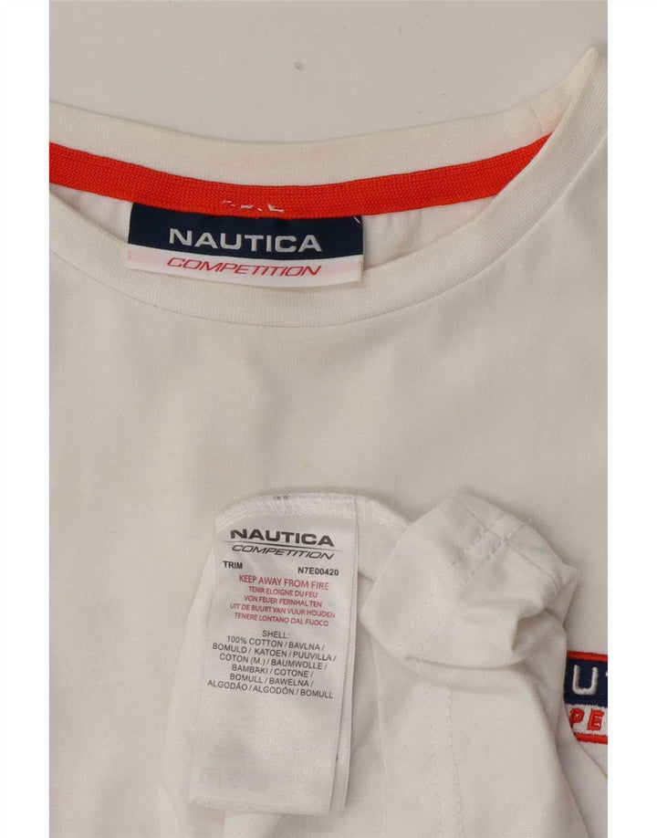Мужская футболка с графическим рисунком Nautica, большой белый хлопок