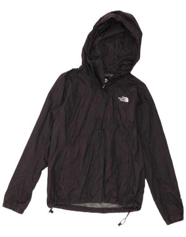 Женская дождевик с капюшоном The North Face UK 10, маленькая, черный нейлон