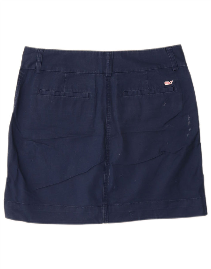 Женская мини-юбка Vineyard Vines, США 4, маленькая, W30, темно-синий, хлопок