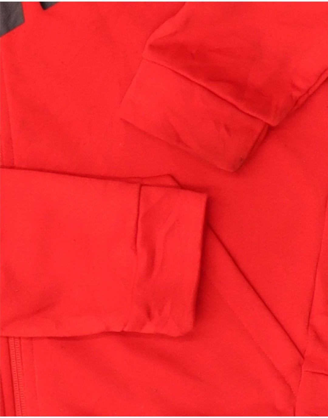 Женский свитер с капюшоном и молнией с графическим рисунком Nike Dri Fit UK 18 XL, красный полиэстер