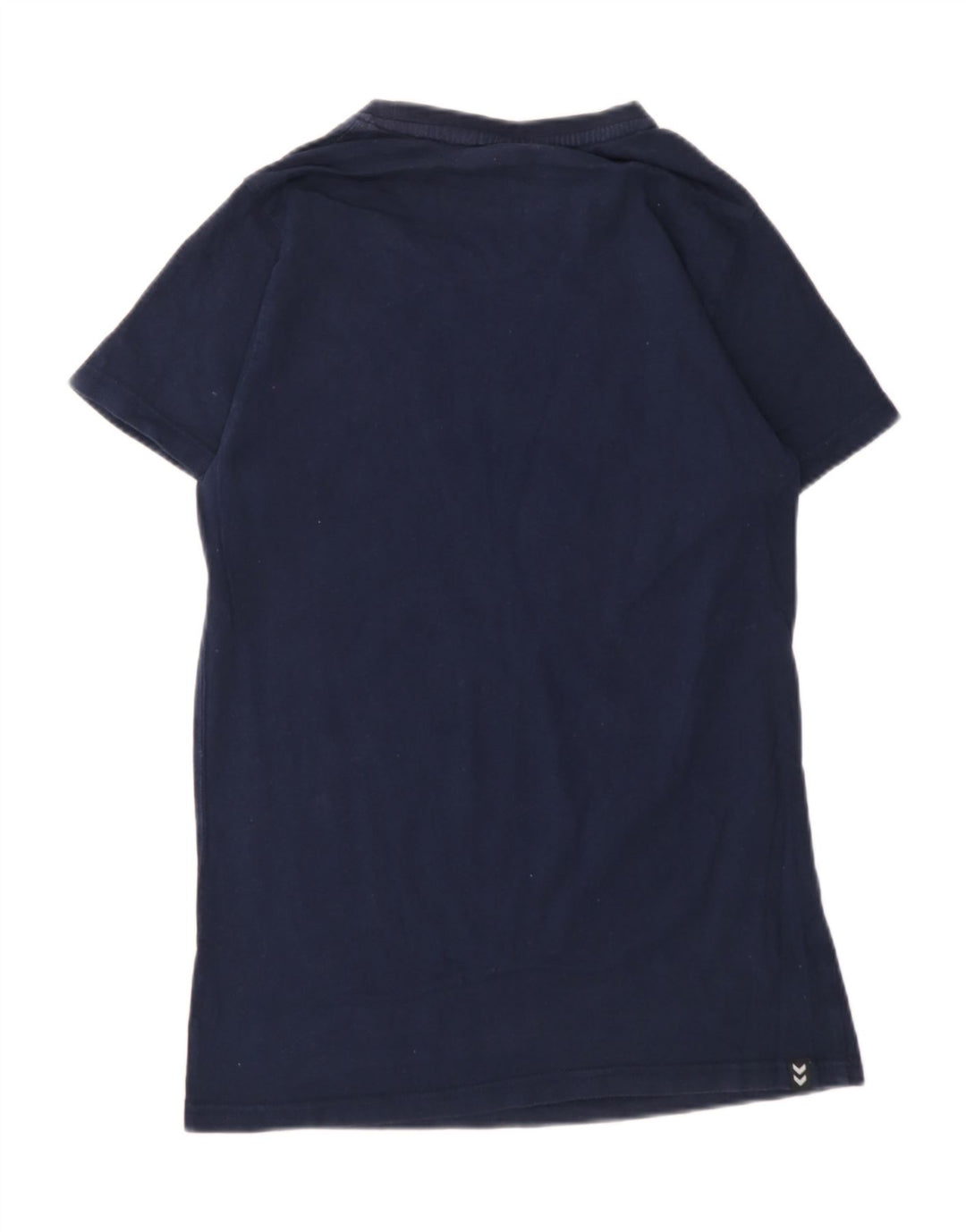 HUMMEL Womens Graphic T-Shirt Top UK 10 Small Navy Blue Vintage Hummel and Second-Hand Hummel from Messina Hembry 