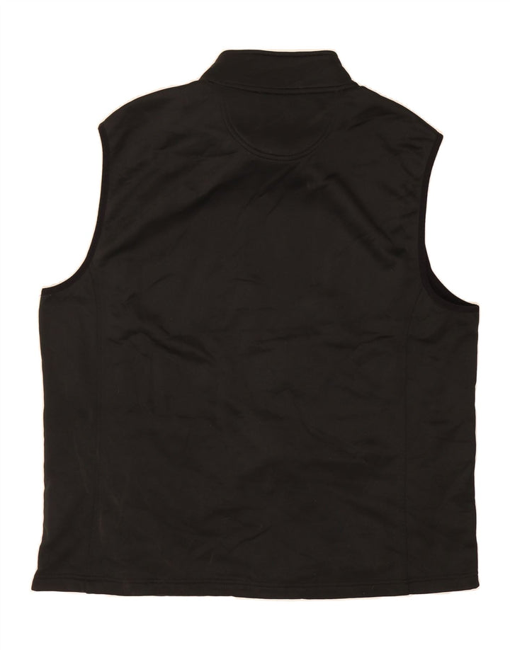 IZOD Mens Sleeveless Tracksuit Top Jacket XL Black Polyester Vintage Izod and Second-Hand Izod from Messina Hembry 