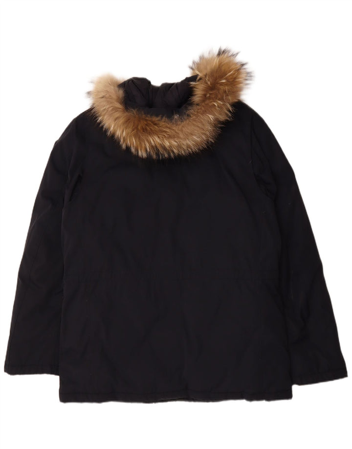 Мужская парка BLAUER с капюшоном UK 42 XL Темно-синий