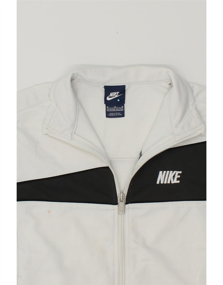 Спортивный костюм NIKE для мальчиков, верхняя куртка 10–11 лет, средний цвет, белый цвет