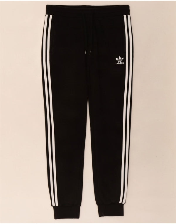 Спортивный костюм Adidas для мальчиков, брюки для бега, 13-14 лет, черный хлопок