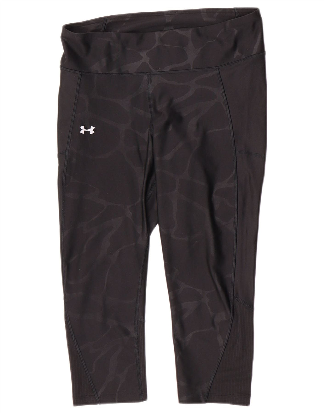 Женские леггинсы-капри Under Armour UK 14, средний черный камуфляж