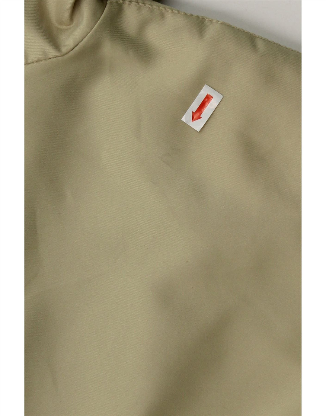 VINTAGE Womens Bomber Jacket UK 22 3XL Beige Polyester Vintage Vintage and Second-Hand Vintage from Messina Hembry 