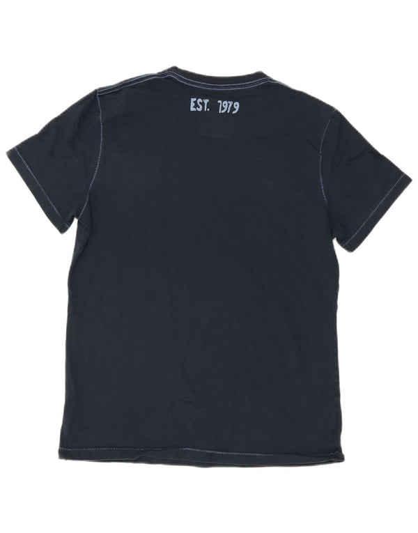 Think Pink Mens Graphic T-Shirt Top XL Navy Blue Cotton