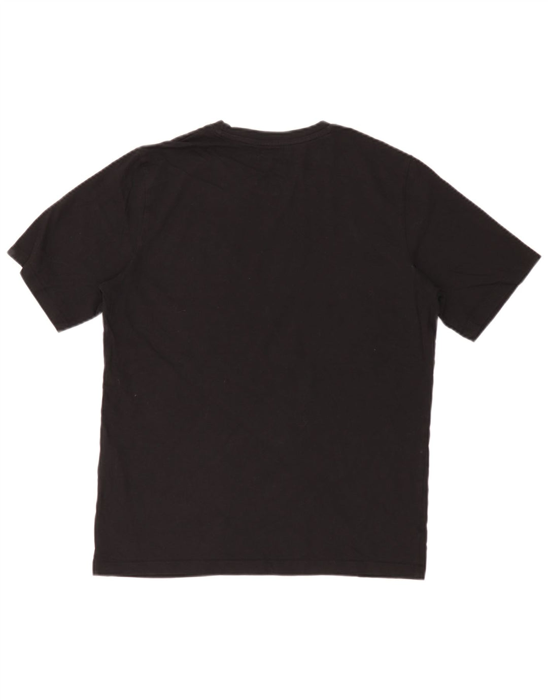 Мужская футболка Jack & Jones из хлопка среднего размера, черная