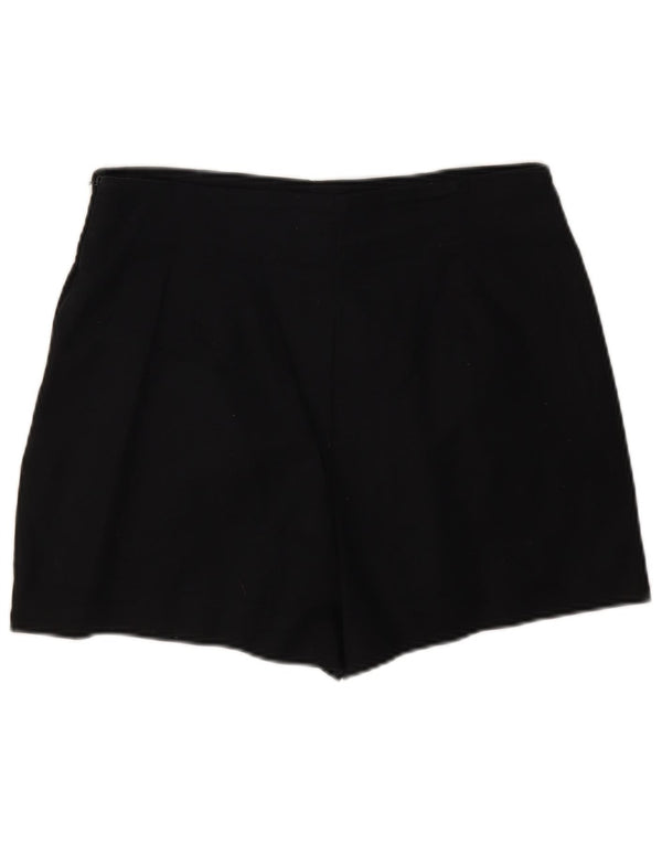 Женские шорты с высокой талией Zara, большие, черные, хлопковые, W30
