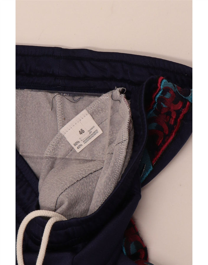 Женские спортивные брюки ASICS с графическим рисунком IT 46, большие темно-синие, полиамид