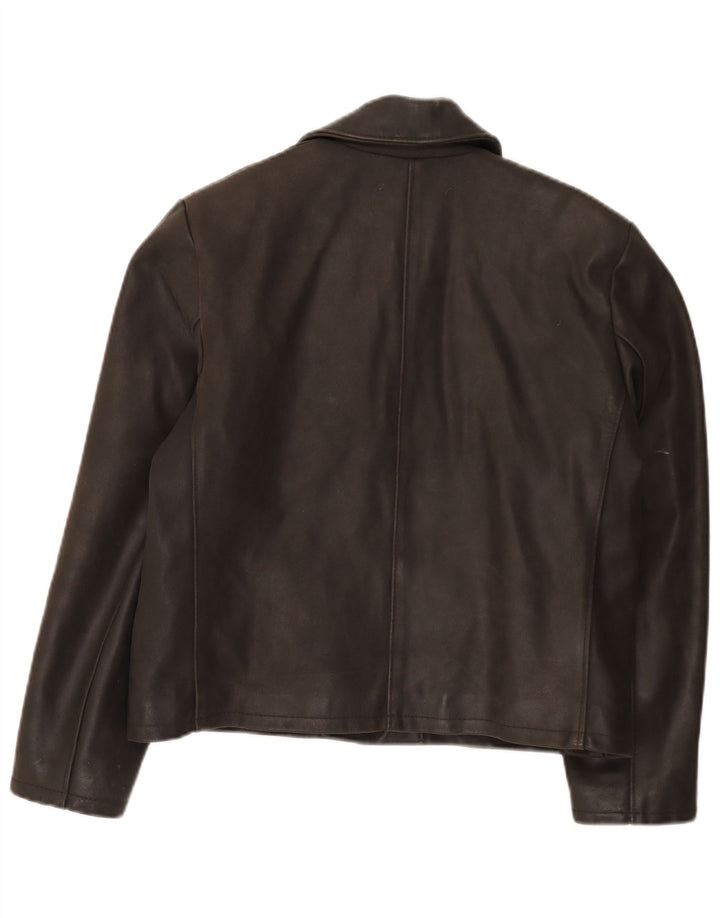 Legendary Jacket 1957 Женская кожаная куртка UK 16, большая коричневая