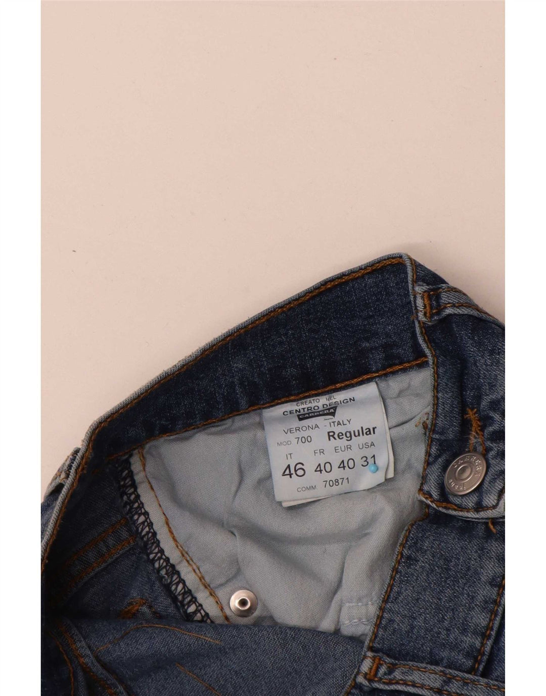 Мужские джинсы Carrera 700 Regular Slim W31 L34, синий хлопок