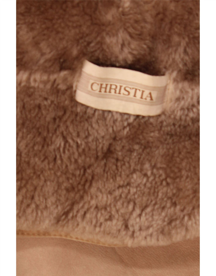 Женская дубленка Christia UK 20 2XL Бежевый
