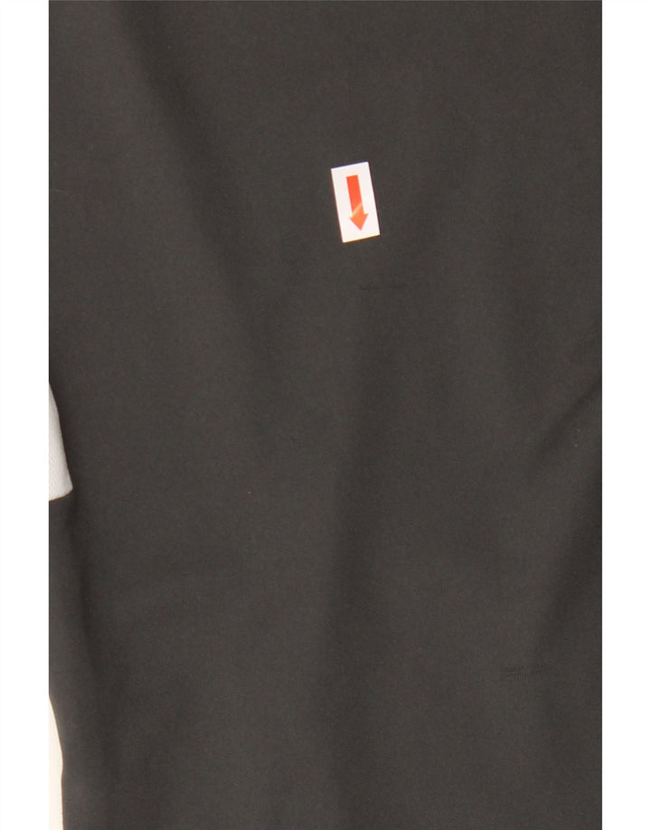 Мужские спортивные брюки Nike Dri Fit, маленькие серые, полиэстер с цветными блоками