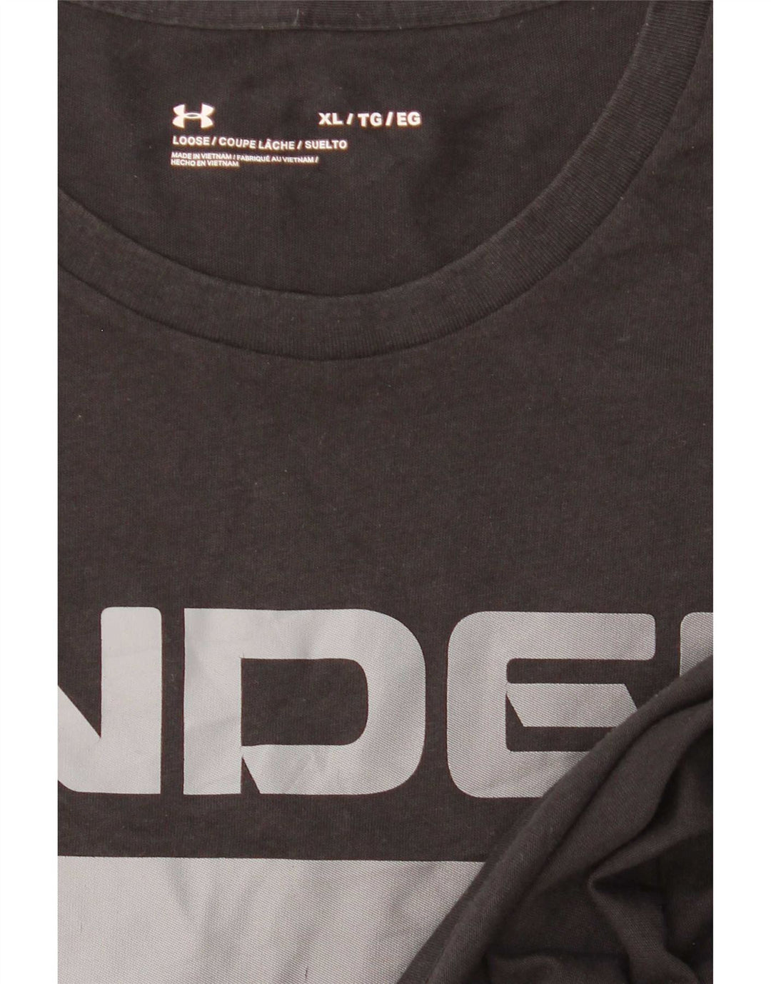 Мужская футболка с рисунком Under Armour XL, черная