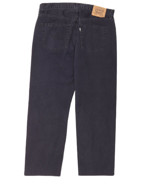 Мужские повседневные брюки свободного кроя Levi's 551 W38 L29 темно-синие, хлопковые