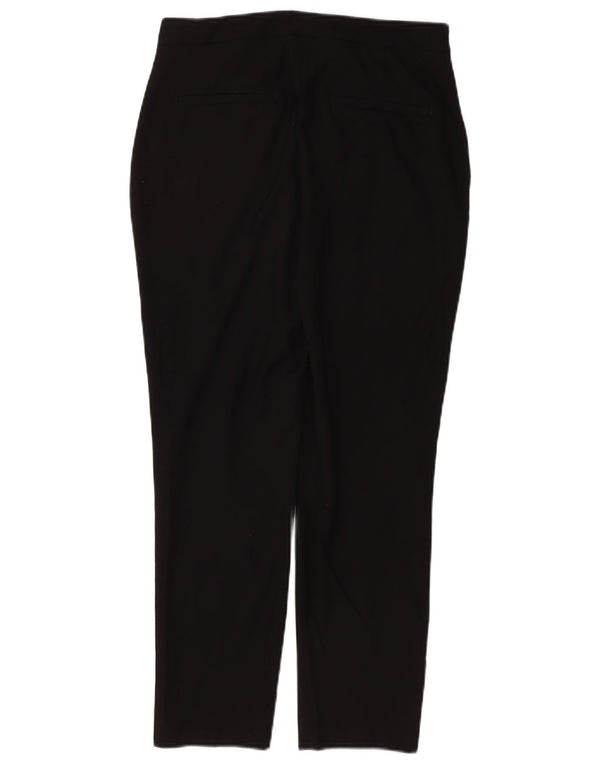 Женские узкие укороченные брюки Zara EU 38 Small W28 L26, черный полиэстер