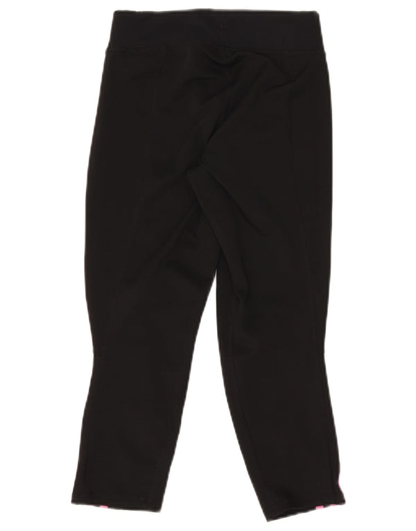 Женские леггинсы-капри ADIDAS UK 4/6 XS, черный полиэстер