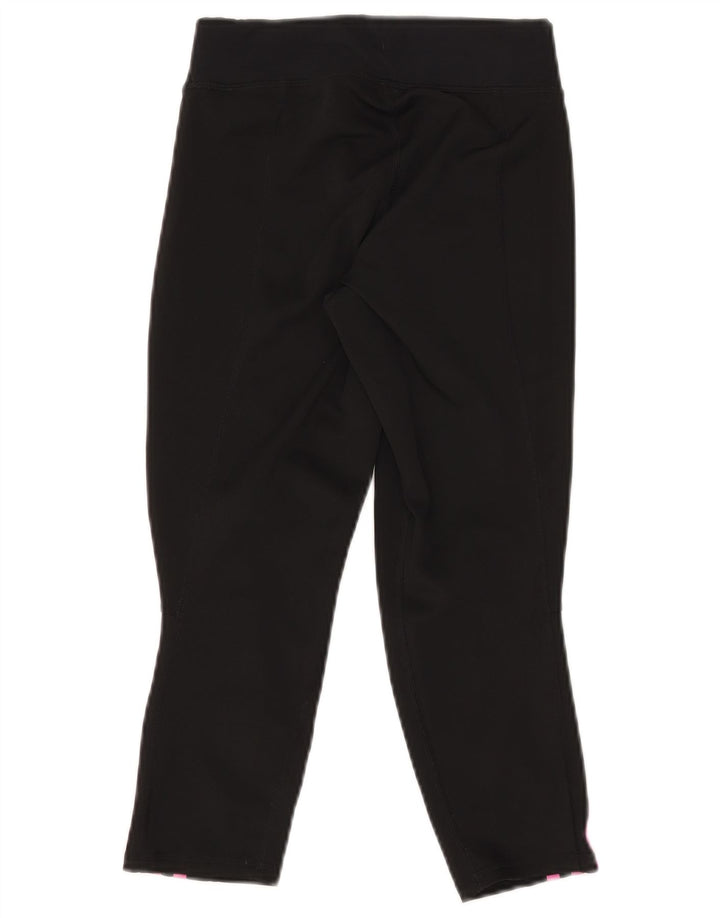 Женские леггинсы-капри ADIDAS UK 4/6 XS, черный полиэстер