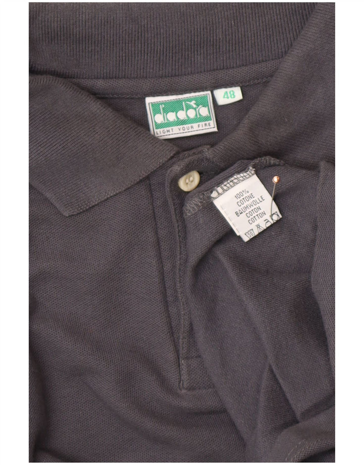 Мужская рубашка поло DIADORA с длинным рукавом IT 48, средний серый хлопок