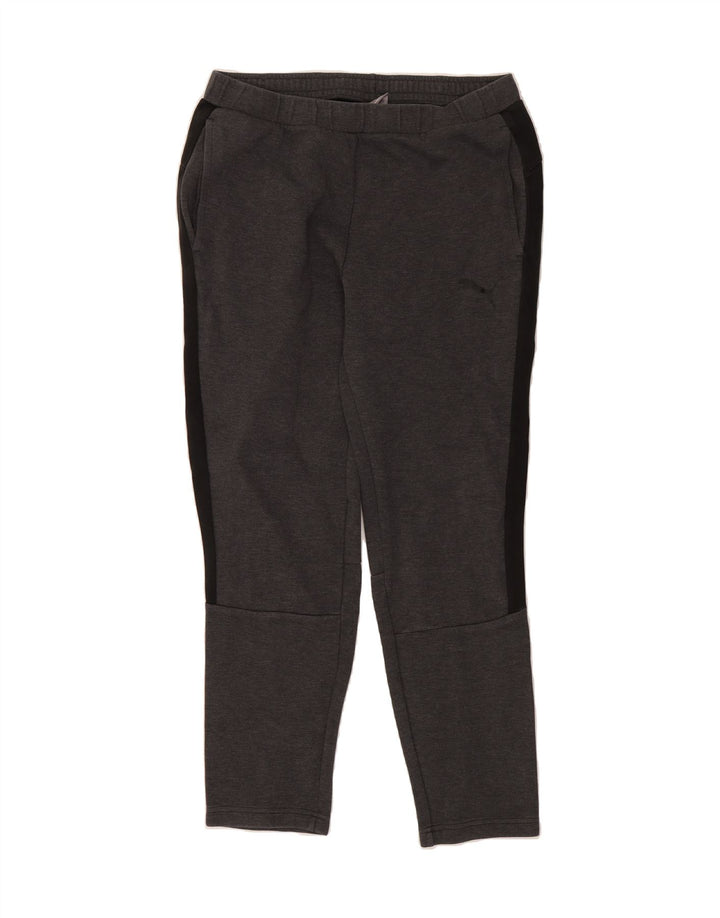 PUMA Mens Tracksuit Trousers Large  Grey Colourblock Cotton Vintage Puma and Second-Hand Puma from Messina Hembry 