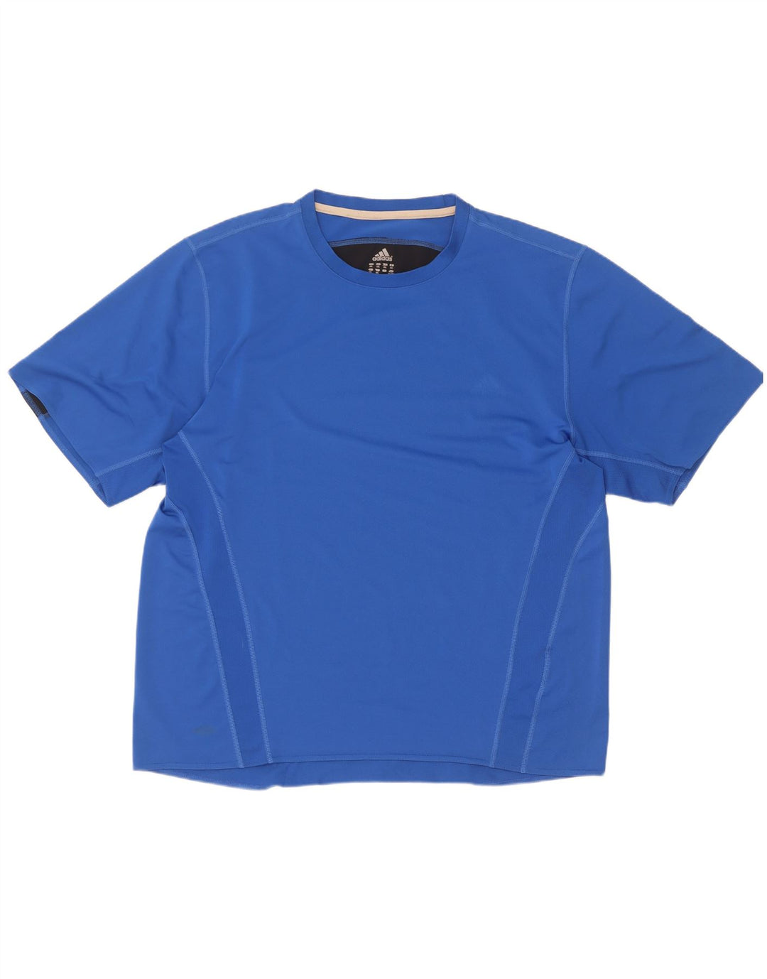 Мужская футболка Adidas Top 2XL Синяя с цветными блоками
