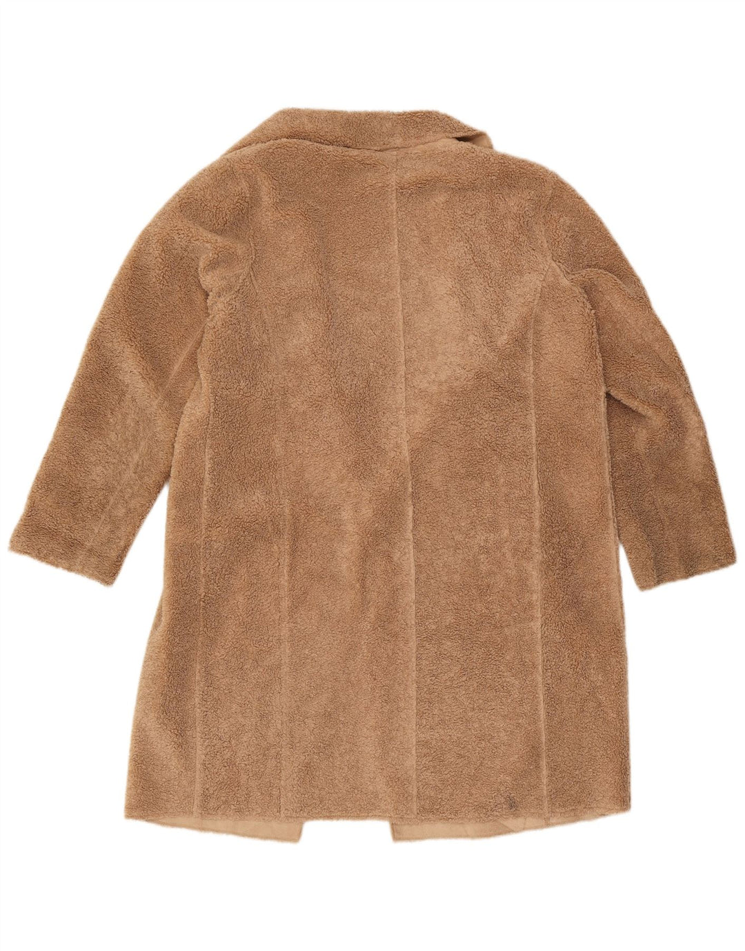 Женское пальто Teddy Bear Marks & Spencer UK 14, большое коричневое полиэстер